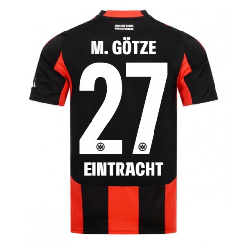 Eintracht Frankfurt Mario Gotze #27 Primera Equipación 2025-26 Manga Corta